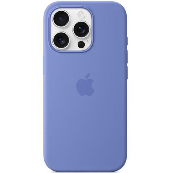 Чохол Silicone case (AAA) with Magsafe and Animation (button) для Apple iPhone 16 Pro Max, Periwinkle