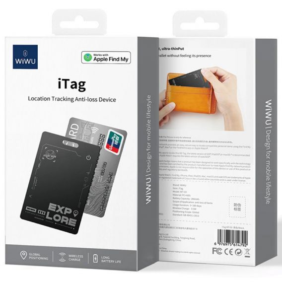 Трекер WIWU iTag WT-03, Black