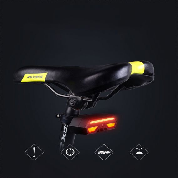 Трекер GPS велосипедний V03B Bike Tacker+Auto Tail Light 2in1 SIM (4GLTE+3GWCDMA+2GGSM) 140/2400mAh, Black
