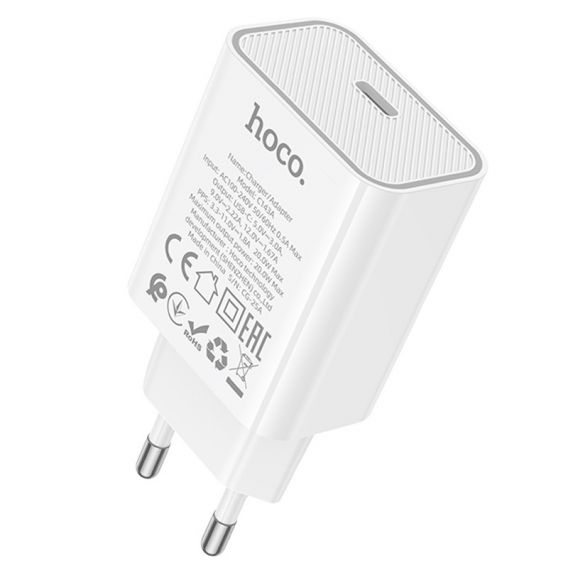СЗУ Hoco C143A Benefit PD20W (1USB-C), White