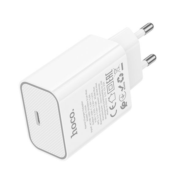 СЗУ Hoco C143A Benefit PD20W (1USB-C), White