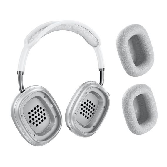 Накладні бездротові навушники Hoco W65 Happy, Silver