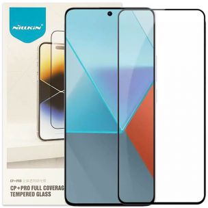 Защитное стекло Nillkin (CP+PRO) для Xiaomi Redmi Note 14 4G/5G / Poco M7 Pro 5G Черный