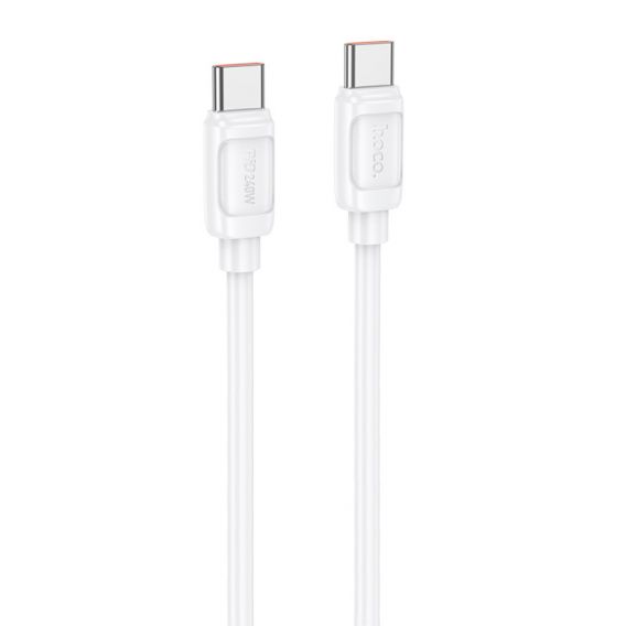 Дата кабель Hoco X115 Surpass Type-C to Type-C 240W (1m), White