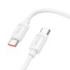 Дата кабель Hoco X115 Surpass Type-C to Type-C 240W (1m), White