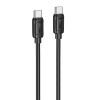 Дата кабель Hoco X115 Surpass Type-C to Type-C 240W (1m), Black