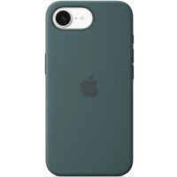 Чохол Silicone case (AAA) with Magsafe для Apple iPhone 16e, Lake Green