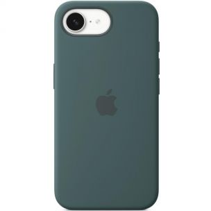 Чохол Silicone case (AAA) with Magsafe для Apple iPhone 16e, Lake Green