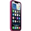 Чохол Silicone case (AAA) with Magsafe для Apple iPhone 16e, Fuchsia