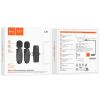 Петличний бездротовий мікрофон Hoco L15 Dual-mic clip-on wireless digital (Lightning/Type-C), Black