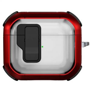 Футляр противоударный Locking Button для наушников Airpods 4 Red Футляр противоударный Locking Button для наушников Airpods 4 Red