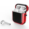 Протиударний футляр Black ed. для навушників Airpods 1/2, Red