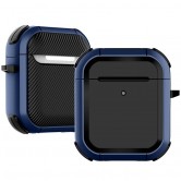 Футляр противоударный Black ed. для наушников Airpods 1/2 Blue Футляр противоударный Black ed. для наушников Airpods 1/2 Blue