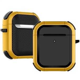 Футляр противоударный Black ed. для наушников Airpods 1/2 Yellow Футляр противоударный Black ed. для наушников Airpods 1/2 Yellow