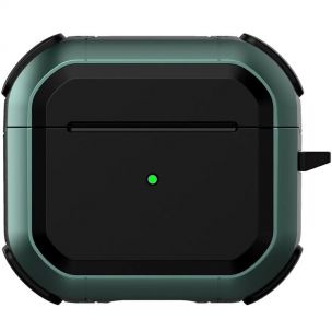 Футляр противоударный Black ed. для наушников Airpods 3 Apple Green Футляр противоударный Black ed. для наушников Airpods 3 Apple Green