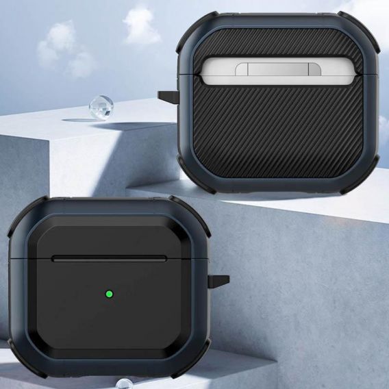 Протиударний футляр Black ed. для навушників Airpods 4, Blue