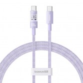 Дата кабель Baseus Gem Fast Charging Type-C to Type-C 100W (1m) (P10373000111) Nebula Purple