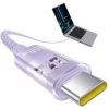 Дата кабель Baseus Gem Fast Charging Type-C to Type-C 100W (1m) (P10373000111), Nebula Purple
