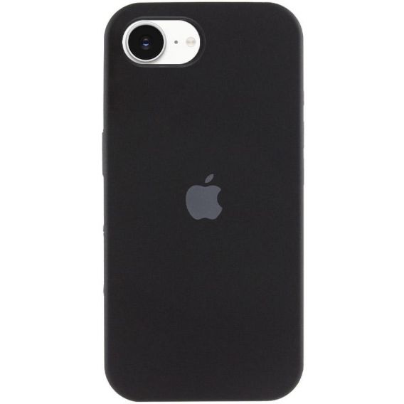Чохол Silicone Case Full Protective (AA) для Apple iPhone 16e, Чорний / Black