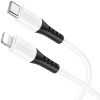 Дата кабель Hoco X82 Silicone Type-C to Lightning 20W (1m), White