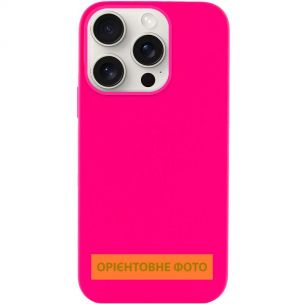 Чехол Silicone Case Full Protective (AA) NO LOGO для Apple iPhone 16e, Розовый / Barbie pink