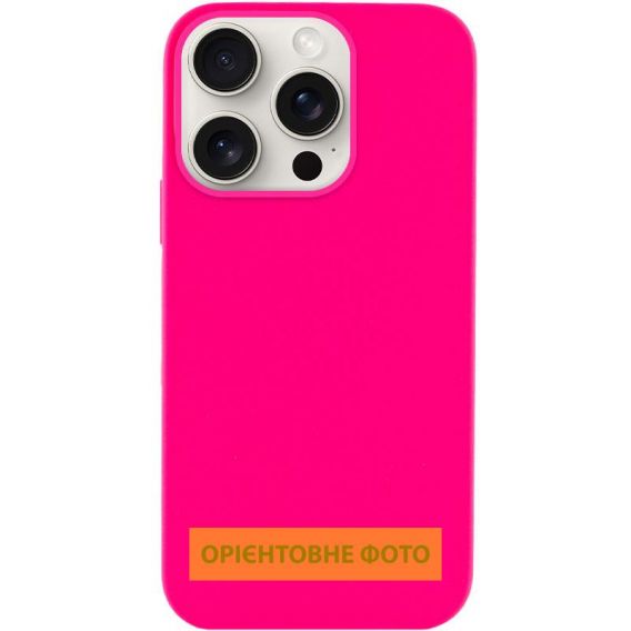 Чохол Silicone Case Full Protective (AA) для Apple iPhone 16e, Рожевий / Barbie pink