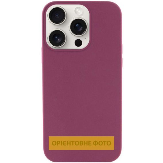 Чохол Silicone Case Full Protective (AA) NO LOGO для Apple iPhone 16e, Бордовий / Plum