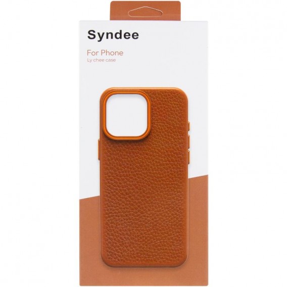 Чохол Syndee with MagSafe для Apple iPhone 13 Pro Max (6.7") Golden Brown