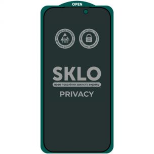Защитное стекло SKLO 5D Privacy (тех.пак) для Apple iPhone 17 Pro Max, Черный Защитное стекло SKLO 5D Privacy (тех.пак) для Apple iPhone 17 Pro Max, Черный