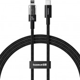 Дата кабель Baseus Gem Fast Charging Type-C to Lightning 20W (2m) (P10373001211-01) Cluster Black Дата кабель Baseus Gem Fast Charging Type-C to Lightning 20W (2m) (P10373001211-01) Cluster Black