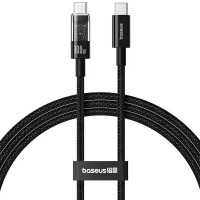 Дата кабель Baseus Gem Fast Charging Type-C to Type-C 100W (2m) (P10373000111-01) Cluster Black