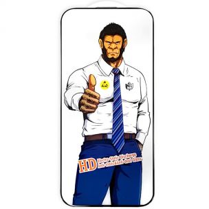 Защитное стекло 5D Anti-static Pro (тех.пак) для Apple iPhone 17 / 16 Pro, Черный