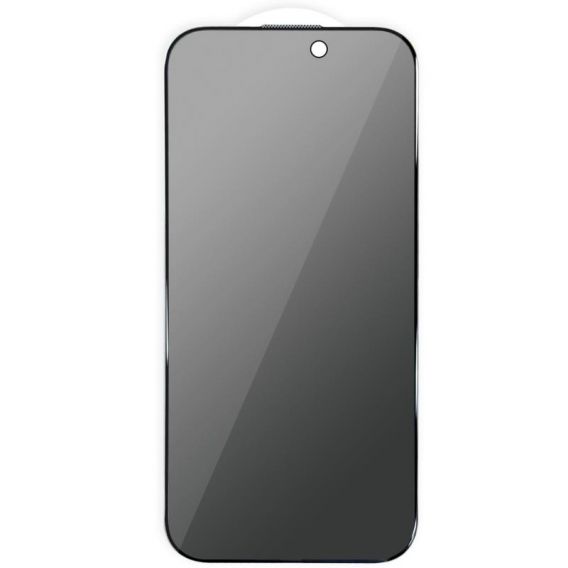 Захисне скло Privacy 5D (тех.пак) для Apple iPhone 17/16 Pro, Чорний