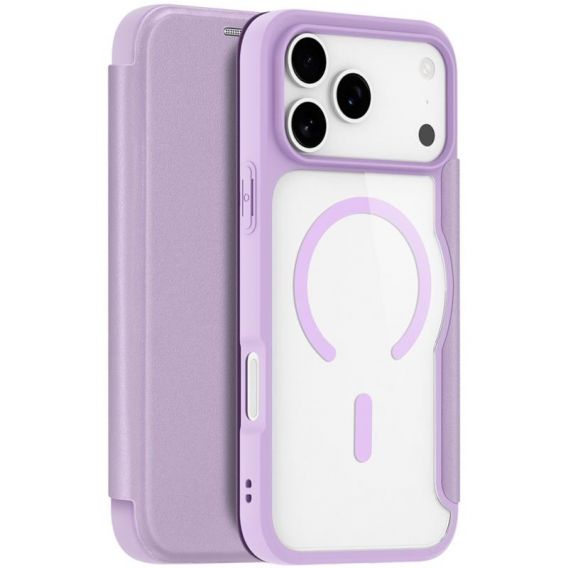 Чохол-книжка Dux Ducis Skin X Pro with MagSafe для Apple iPhone 17 Pro, Purple