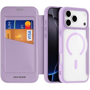 Чохол-книжка Dux Ducis Skin X Pro для Apple iPhone 17 Pro Max, Purple