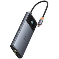 Перехідник HUB Baseus Metal Gleam Series II OS 10in1 (B00061800123-00), Cosmic Black