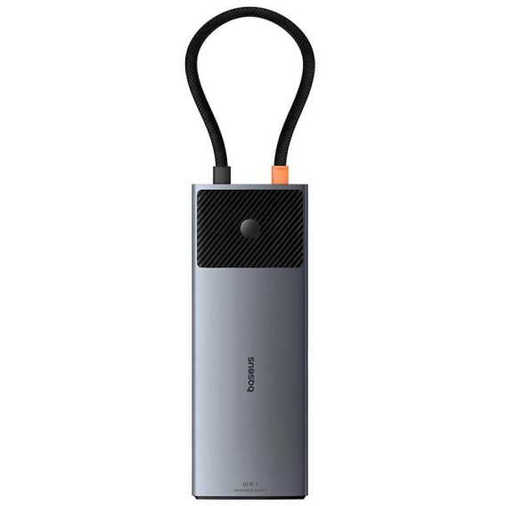 Перехідник HUB Baseus Metal Gleam Series II OS 10in1 (B00061800123-00), Cosmic Black