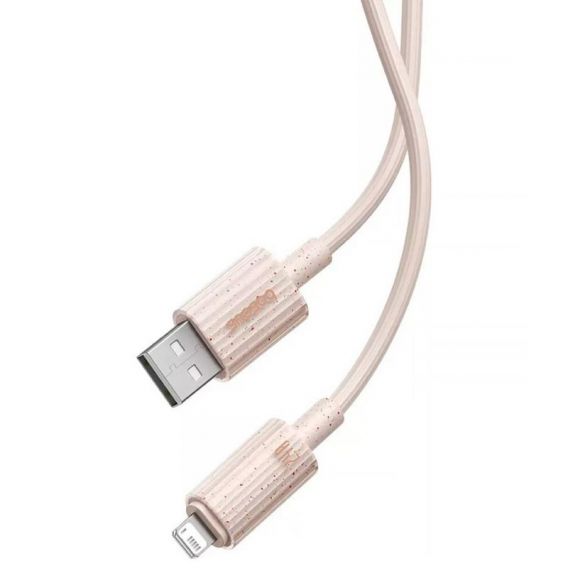 Дата кабель Baseus Habitat Series Fast Charging Type-C to Lightning 20W (2m) (P10360201), Wheat Pink