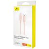 Дата кабель Baseus Habitat Series Fast Charging Type-C to Lightning 20W (2m) (P10360201), Wheat Pink