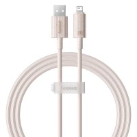 Дата кабель Baseus Habitat Series Fast Charging USB to Lightning 2.4A (2m) (P10360200) Wheat Pink