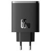 СЗУ Baseus Cube Pro Fast Charger PD65W (1USB-A/2C) (P10111404), Cluster Black