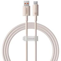 Дата кабель Baseus Habitat Series Fast Charging USB Type-C 100W (2m) (P1036020), Wheat Pink