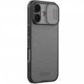 Карбоновая накладка Nillkin CamShield Pro для Apple iPhone 17 (6.3 дюйма) Transparent black Карбоновая накладка Nillkin CamShield Pro для Apple iPhone 17 (6.3 дюйма) Transparent black