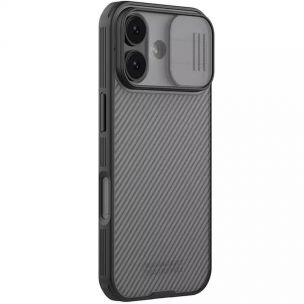 Карбонова накладка Nillkin CamShield Pro для Apple iPhone 17, Transparent black Карбонова накладка Nillkin CamShield Pro для Apple iPhone 17, Transparent black