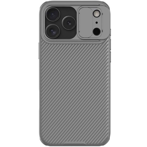 Карбонова накладка Nillkin CamShield Pro для Apple iPhone 17 Pro Max, Titanium gray