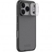 Чехол для iPhone 17 Pro Max Nillkin CamShield Pro, TPU + PC, Черный прозрачный / Transparent Black