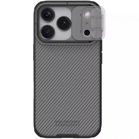 Карбонова накладка Nillkin CamShield Pro для Apple iPhone 17 Pro Max, Transparent black