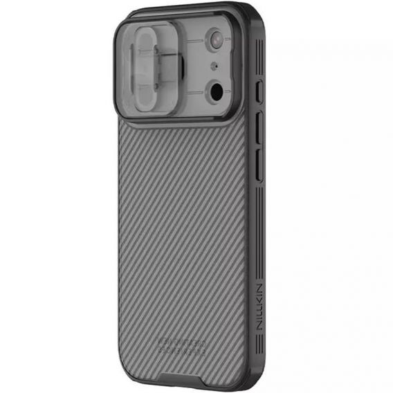 Карбонова накладка Nillkin CamShield Pro для Apple iPhone 17 Pro Max, Transparent black