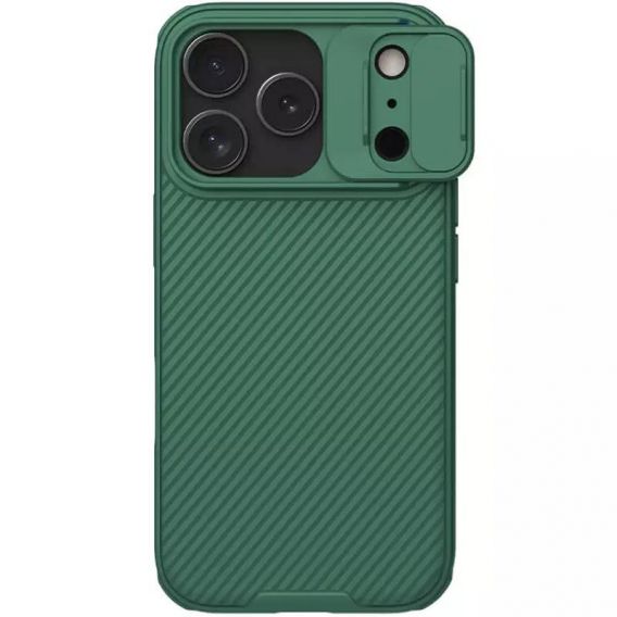 Карбонова накладка Nillkin CamShield Pro для Apple iPhone 17 Pro Max, Deep Green