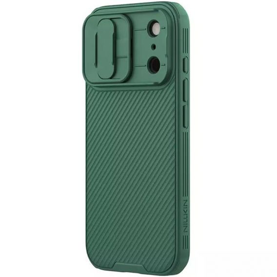 Карбонова накладка Nillkin CamShield Pro для Apple iPhone 17 Pro Max, Deep Green